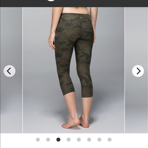 Lululemon Wunder Under Green Camo Print - Picture 3 of 12